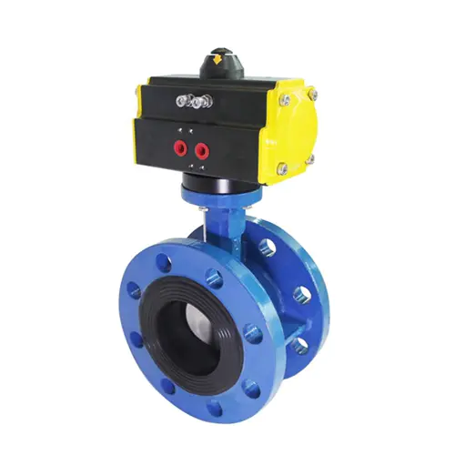 COVNA HK59-D-F Double Flanged Pneumatic Butterfly Valve