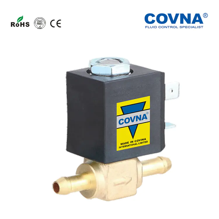 COVNA 2 Way Brass Household Appliance Small Solenoid Valve