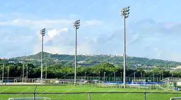 Dianming освещает проект реконструкции футбольного поля Гуама|Дедедо