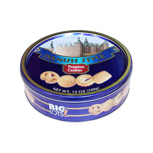 China Custom Tin Boxes manufacturer and Round biscuit cookie tins