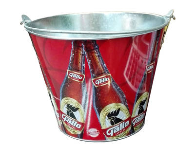 6" Beer Bucket Tin Tin Pail