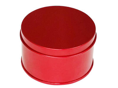 Classic red metal candy christmas tins cookie tin box