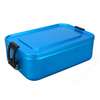 Blue aluminum lunch box wholesale food grade tin