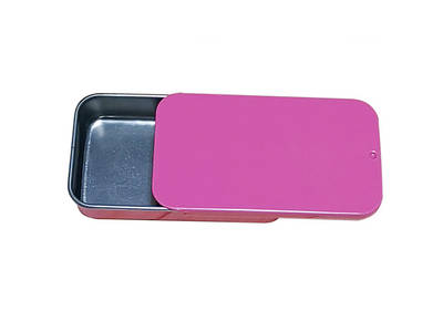 Mint tin with sliding lid