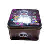 Square cookie tin can CMYK print