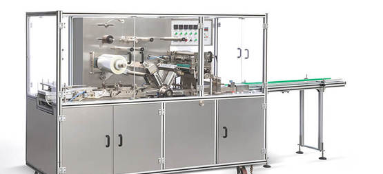 Mesin pembalut selofan sesuai untuk pembungkusan produk farmaseutikal