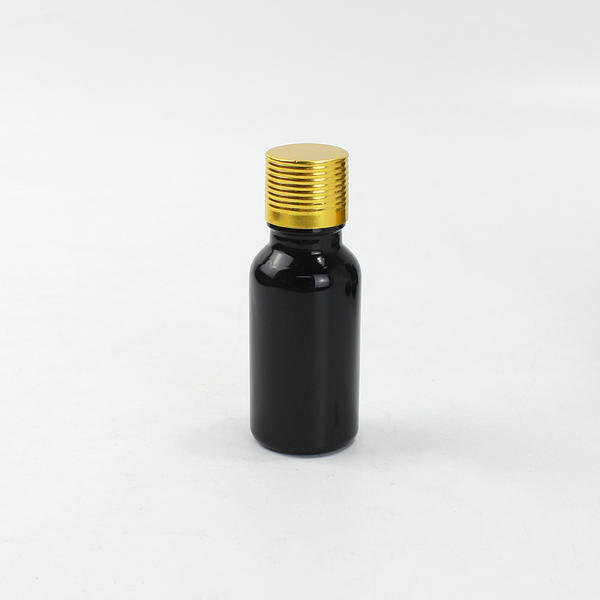 Bulk Custom Round Shape Essential Oil Bottles with Screw Cap