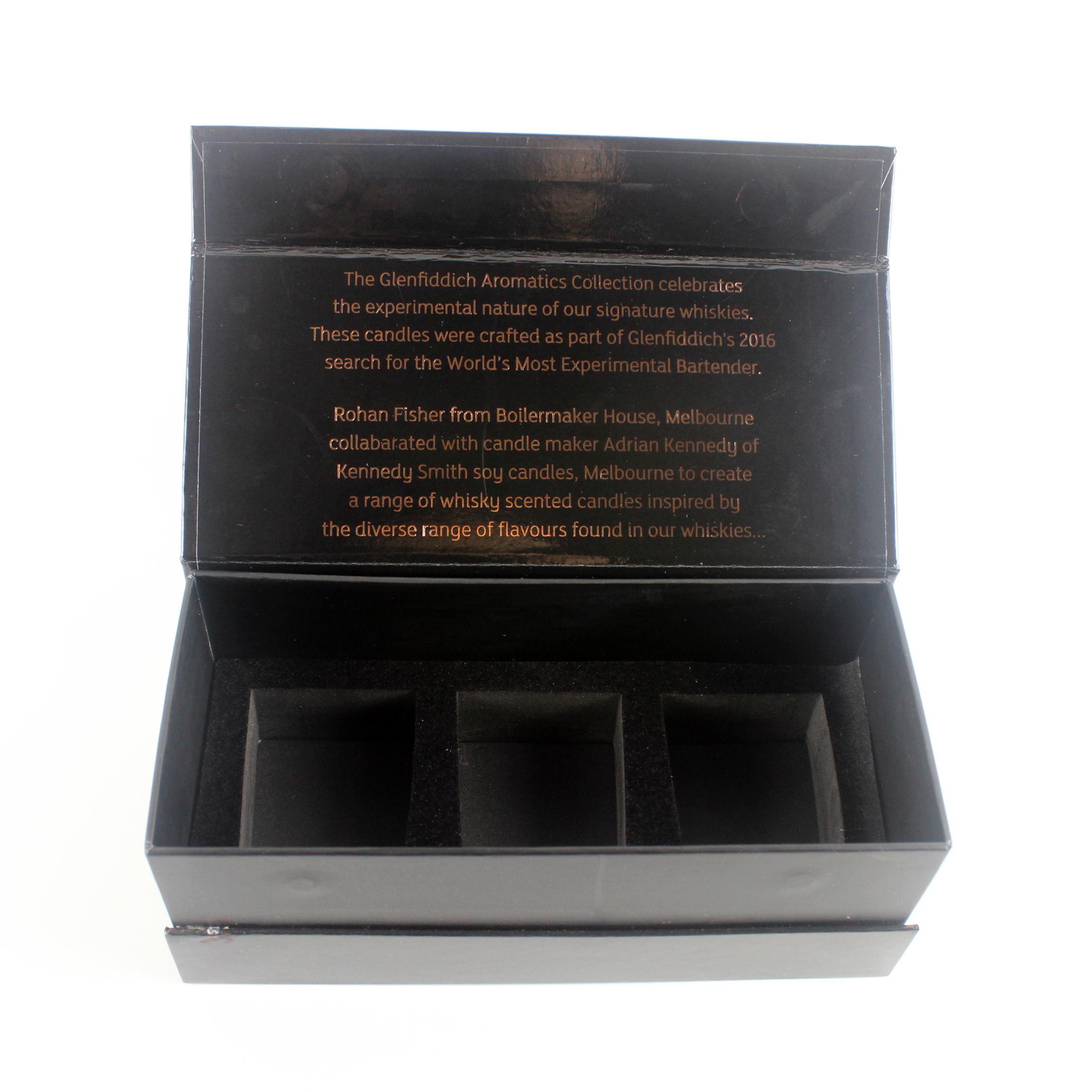 工場卸売繊細なカスタムロゴパターンブラックコスメティックボックスパッケージ