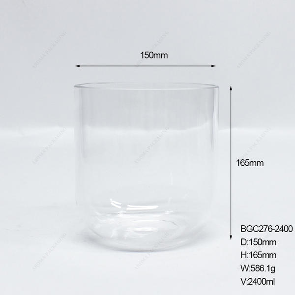 Wholesale Extra Large Capacity 80oz 2400ml Glass Storage Jar For Storage