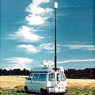 Vehicle Mounted Telescoping Antenna Mast