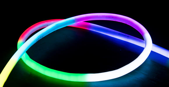 라운드 직경 18mm 디지털 픽셀 RGB LED 네온 플렉스