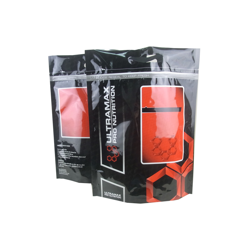 Foil Stand Up Whey Protein Bag con Ziplock