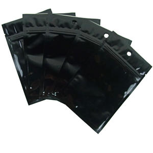 Aluminum Foil Black Zip Lock Bags