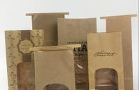 Kraft Paper Bag with Window and Tin Tie