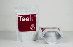 Custom Printed Tea Packaging Stand Up Zipper Pouch