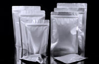 Stand up sacchetto di imballaggio di semi di alluminio con cerniera