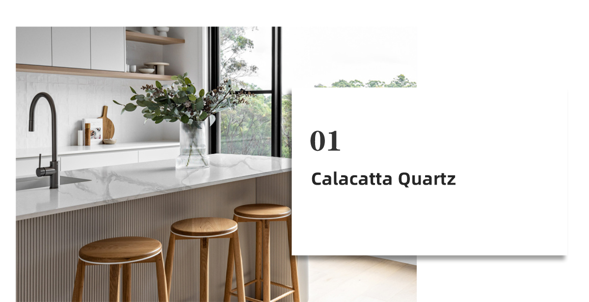 Goldtop Stone Calacatta Series Quartz Catalogue