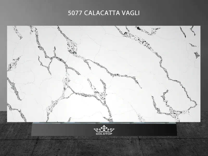 La plus belle Carrera Silestone Calacatta Vagli Quartz 5077