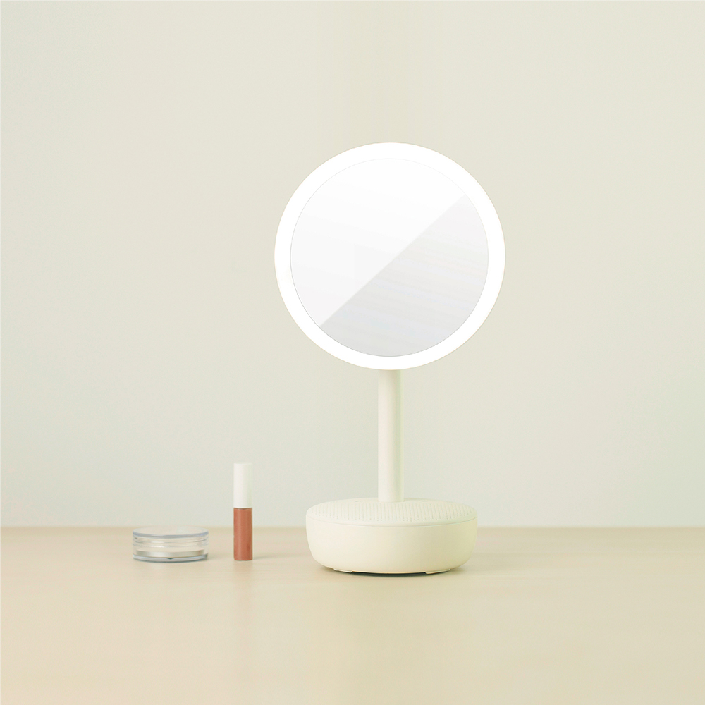 Багатофункціональне дзеркало для макіяжу зі світлою бездротовою колонкою