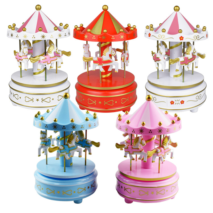 Kotak musik kreatif anak-anak kue kue ornamen dekorasi Natal hadiah ulang tahun kotak musik