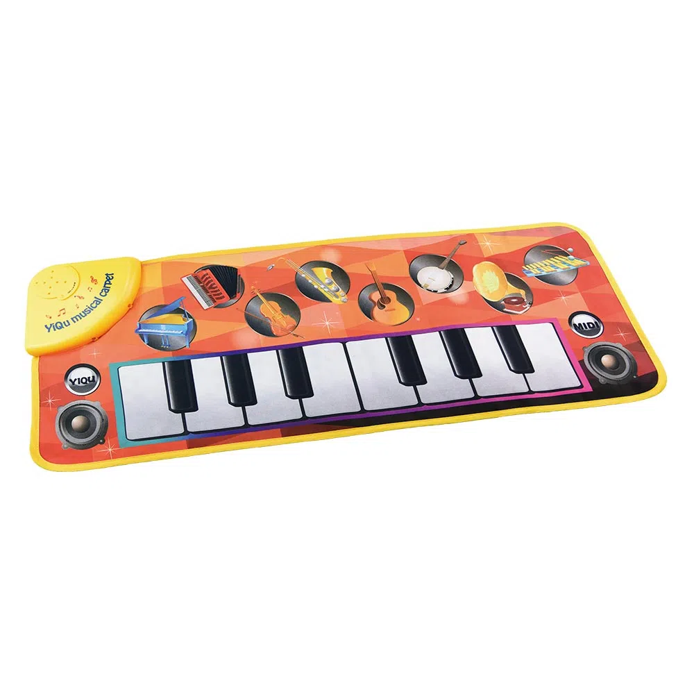  Teclado de piano para bebés Mat instrumento musical de piso