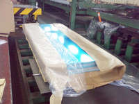 Flat pure aluminum sheet