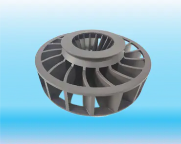 | дефлектора автомобильной турбины  SLS 3D печатные автомобильные детали
