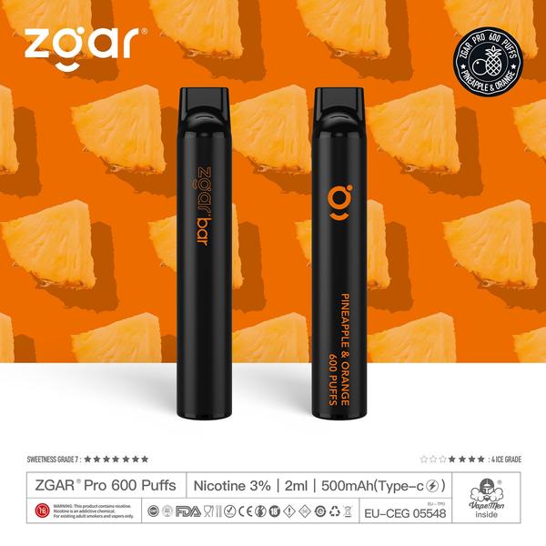 ZGAR 600 Pineapple Orange