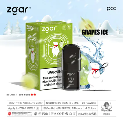 ZGAR THE ABSOLUTE ZERO GRAPES ICE