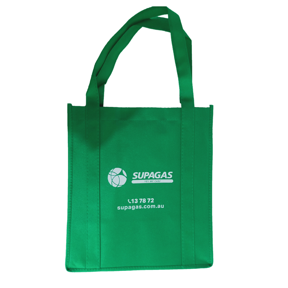 OEM/ODM wholesale PP customized non woven bag plaid print large recycle grocery bag