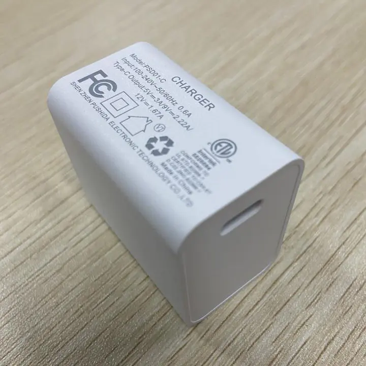 Schnellladegerät für Handy PD Adapter USB A + C 20W 5V3A