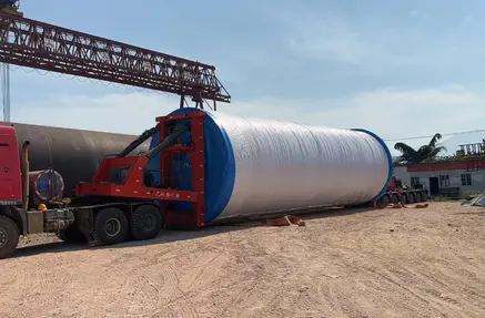 100 Tons Tower Tube Clamp-transportation Loading Site