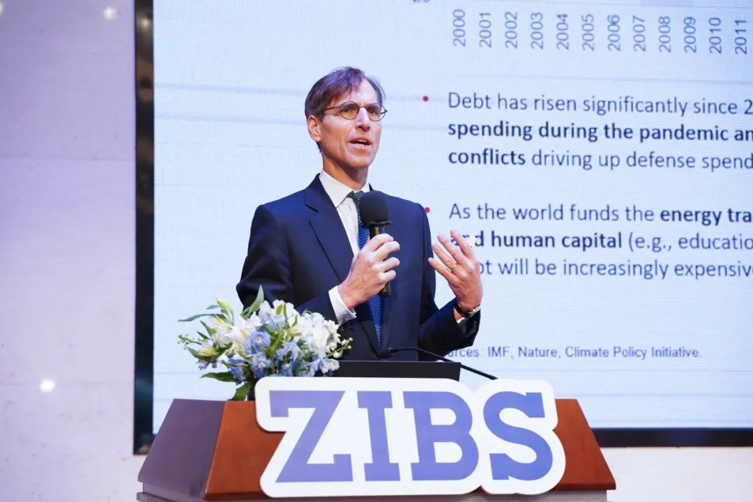 学在ZIBS丨国际顾问委员会委员盖戈睿做客全球领导者系列，分享国际资本市场发展趋势
