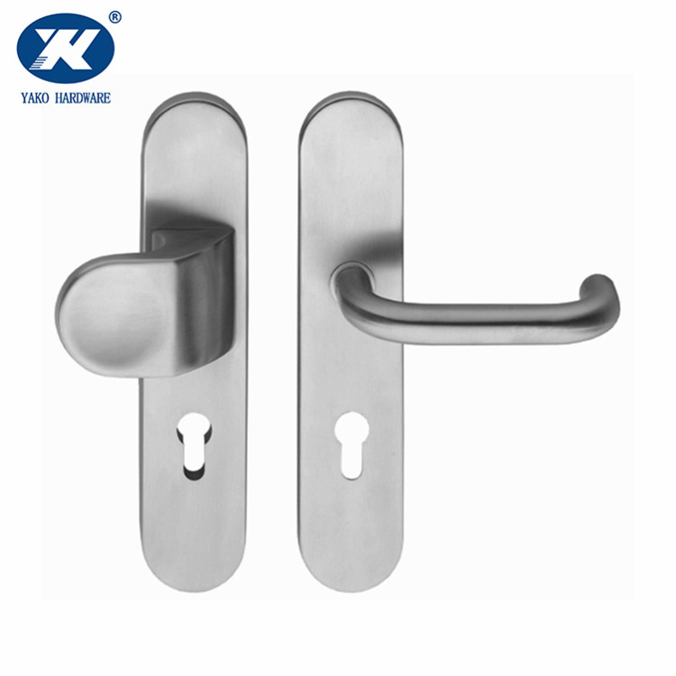 High Quality Door Handle On Plate YTP-227SS