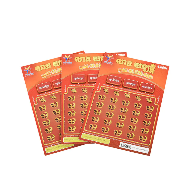 Boletos de lotería personalizados para rascar