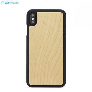2018 New Arrival Blank Real Maple Wood Cell phone Case for iphone XS Max