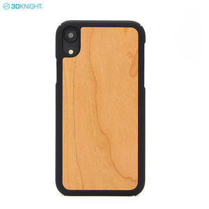 New Product Natural Real Cherry Wood Cell Phone Case For IPhone XR