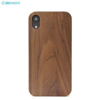 Eco friendly Design Wooden Back Sell Real Wood Phone Cover Case for iPhone XR