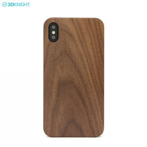 Fashion Eco-friengly Real Blank Walnut Wood Phone Case for Iphone XS Max