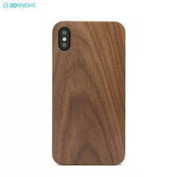 Fashion Eco-friengly Real Blank Walnut Wood Phone Case for Iphone XS Max