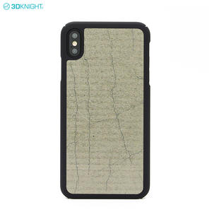 Luxury Natural Genuine Cement Pc Cell Phone Case For IPhone XS MAX