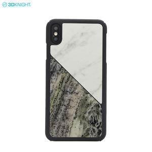 Luxury Gift Real Natural Marble Hard Back PC Phone Case Cover for iPhone XS Max