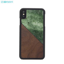 Unique Mobile Phone Accessories Marble Wood Phone Case For iPhone XS MAX