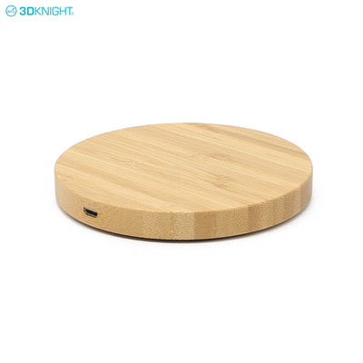 OEM Custom Wooden Qi Wireless Mobile Phone Battery Chargers With FCC CE ROHS
