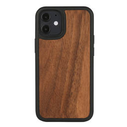 3D Knight Protective Walnut Wood Iphone 12 CaseThick TPU Bumper with Microfiber For Iphone12 Pro Max  