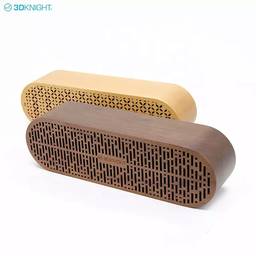 3D KNIGHT Real Wood Wireless Mini Speakers 10W - Beautiful Natural Sound - Use (TWS) Technology