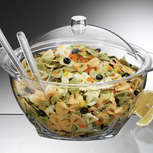 Iced Salad Bowl Chilled salad bowl on ice with lid