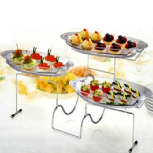 3-Tier Blossom Dessert Tray,cake stand wedding plastic tray