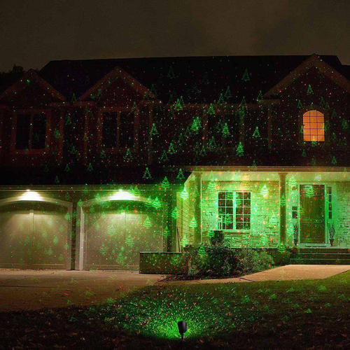 Garden Laser Light Projector,Christmas Party Decoration Laser Lights