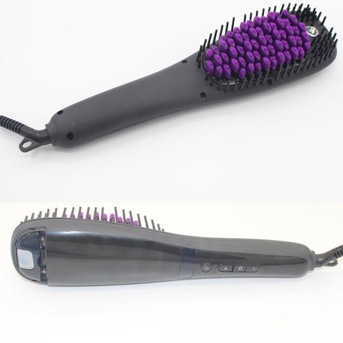 Heating Anion Steam Electric Hair Straightening Brush, Comb Brush